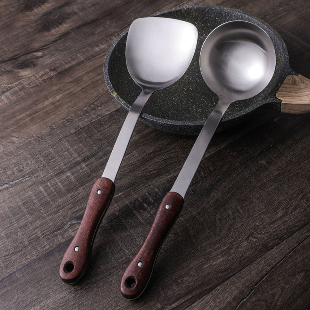 Stainless Steel Tableware Wood - огляд і ціна Home Cooking Supplies