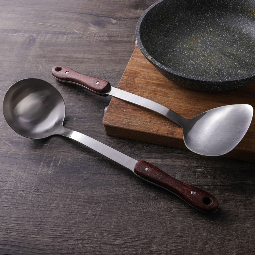 Stainless Steel Tableware Wood - огляд і ціна Home Cooking Supplies
