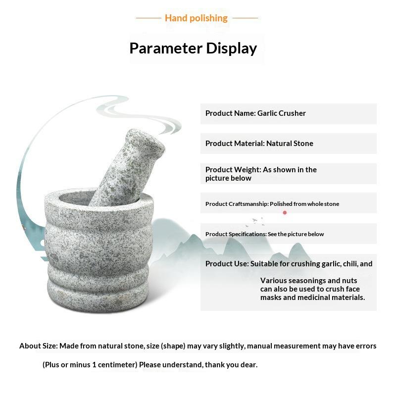 Natural Granite Mortar and Pes - огляд і ціна Mortar Pestle Granite