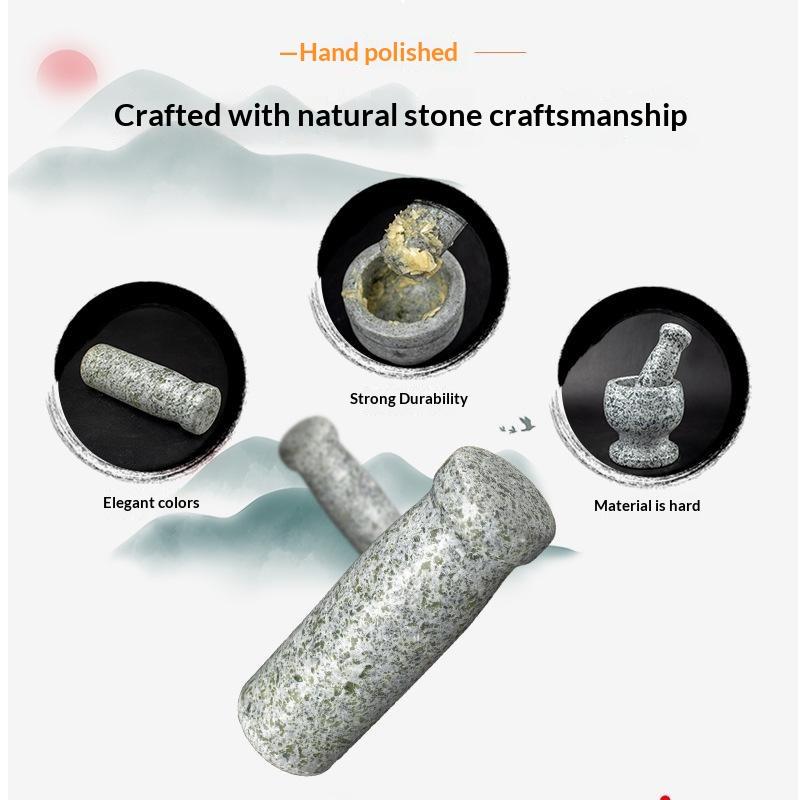Natural Granite Mortar and Pes - огляд і ціна Mortar Pestle Granite