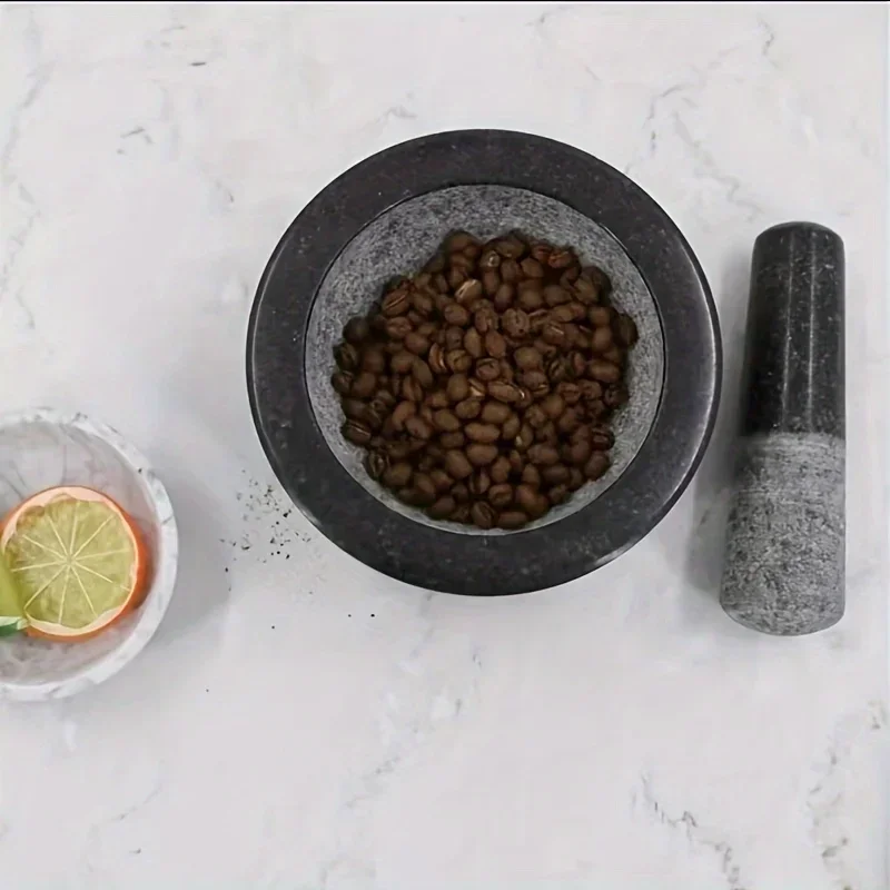 Mortar and Pestle, Polished Gr - огляд і ціна Mortar Pestle Granite