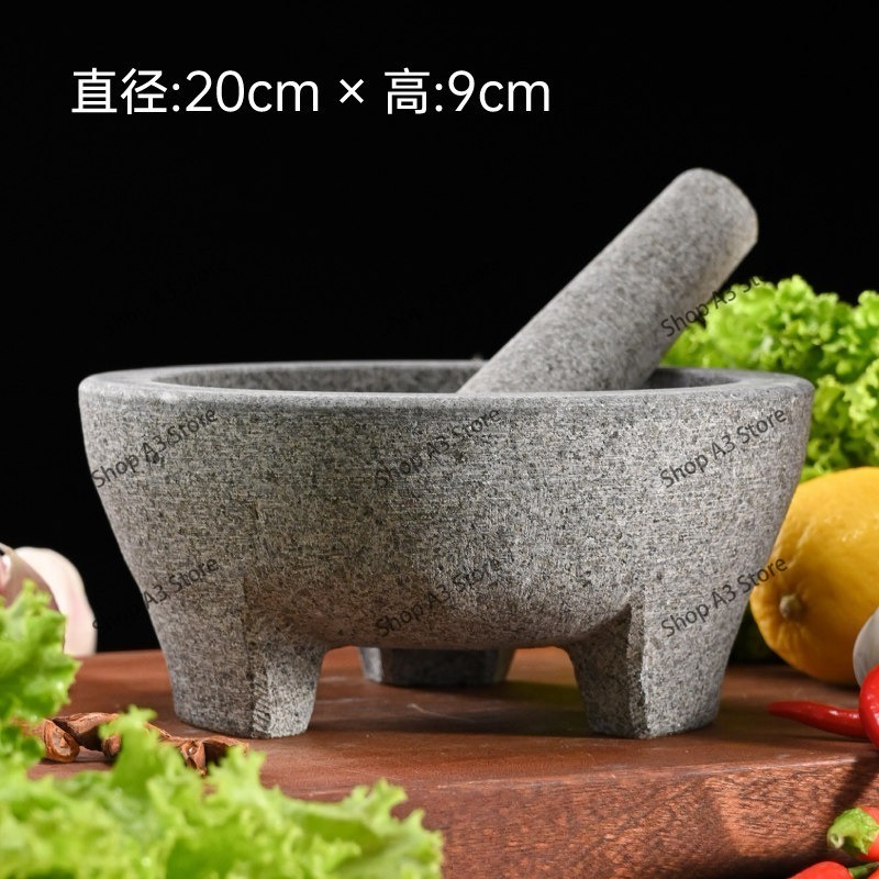 Natural Stone Granite Mortar P - огляд і ціна Mortar Pestle Granite