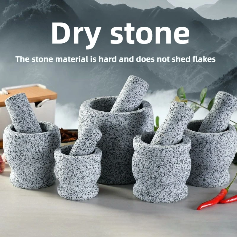 Household Commercial Granite G - огляд і ціна Mortar Pestle Granite