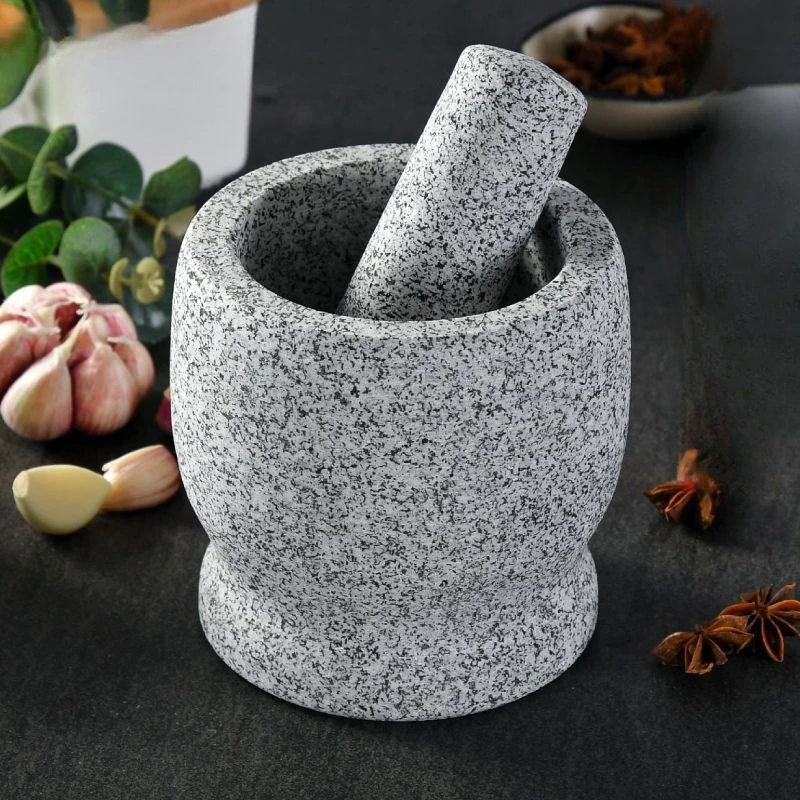 Household Commercial Granite G - огляд і ціна Mortar Pestle Granite