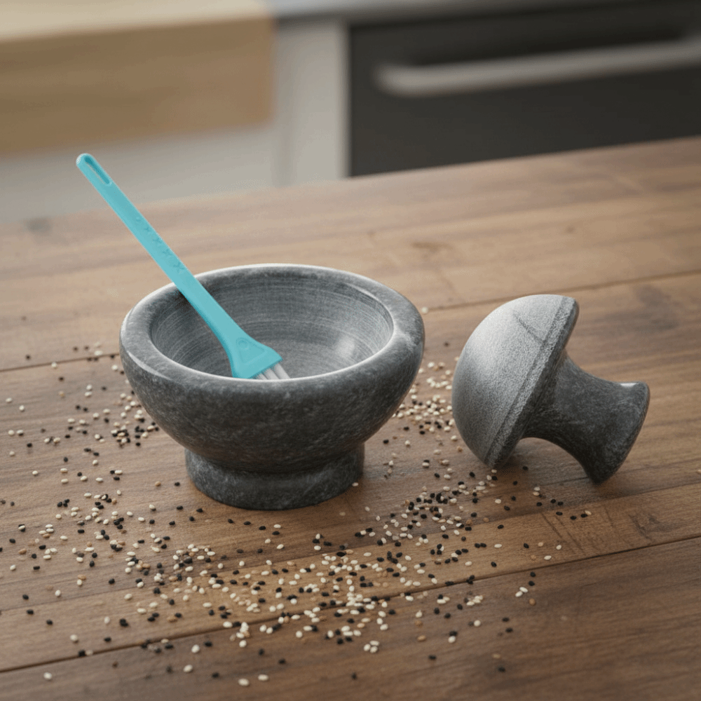 Garlic Press Manual Marble Gar - огляд і ціна Mortar Pestle Granite