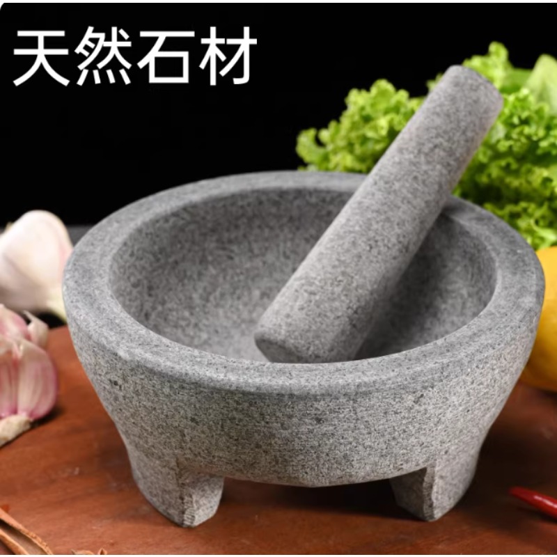 Natural Stone Granite Mortar P - огляд і ціна Mortar Pestle Granite