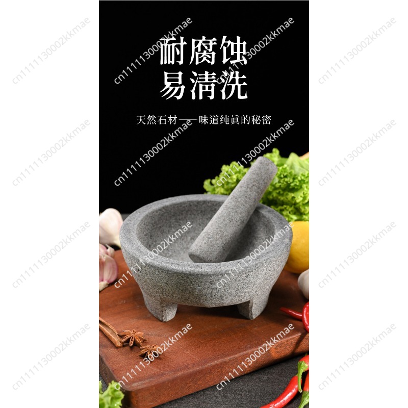 Natural Stone Granite Mortar P - огляд і ціна Mortar Pestle Granite