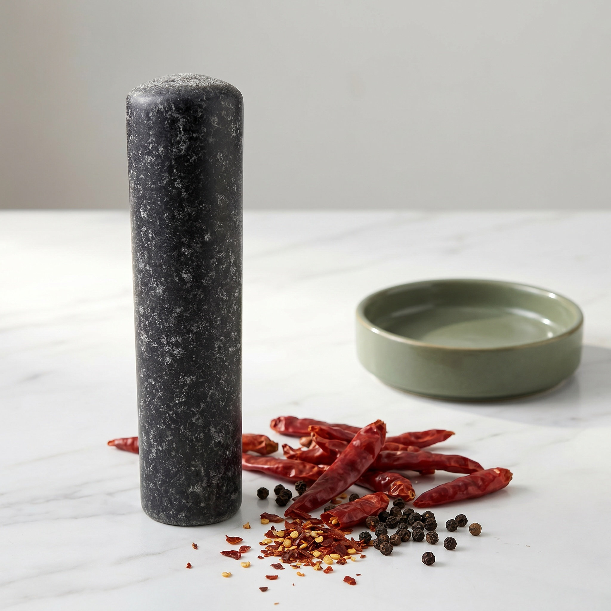 Natural Granite Stone Mortar P - огляд і ціна Mortar Pestle Granite