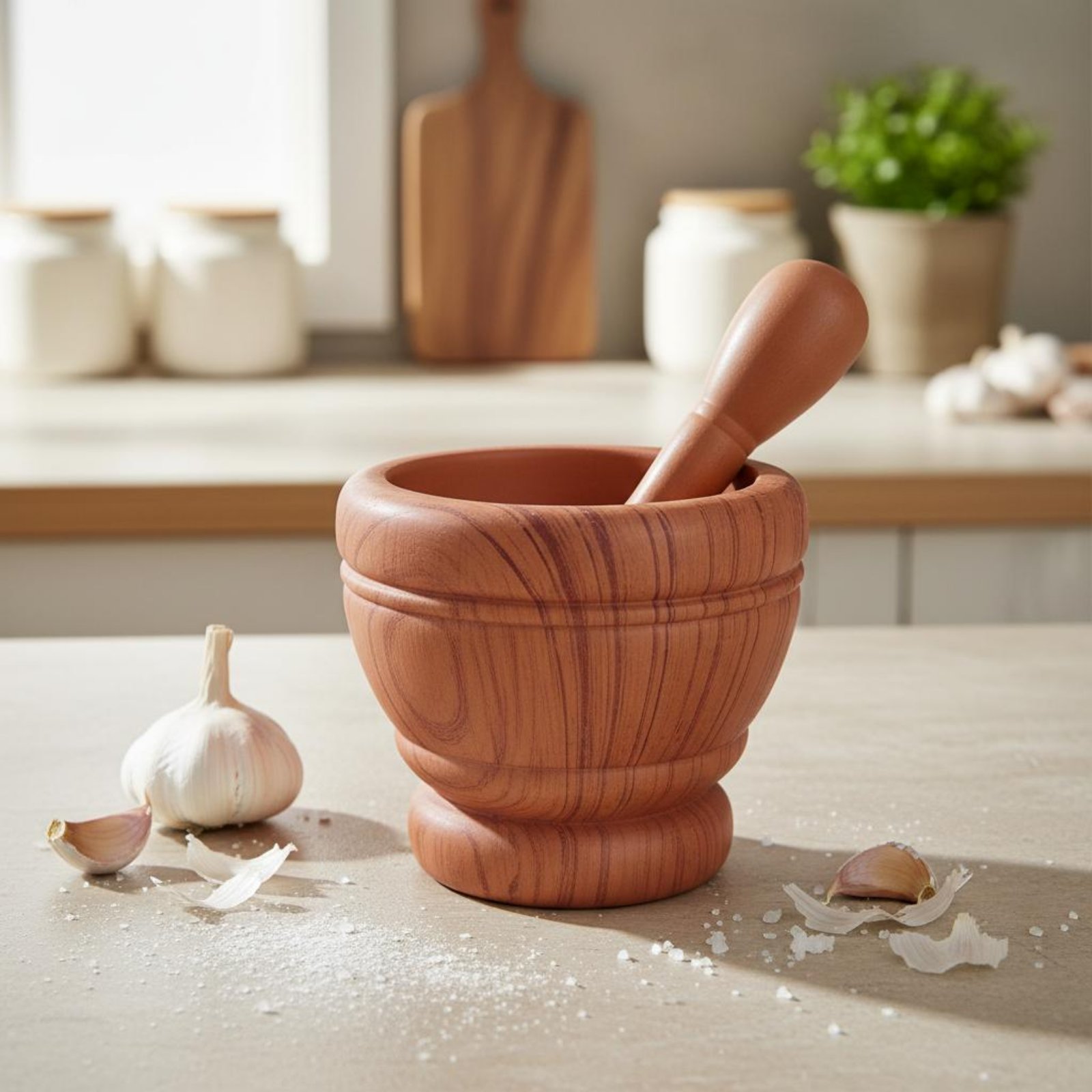 Garlic Mortar and Pestle Easy  - огляд і ціна Mortar Pestle Granite