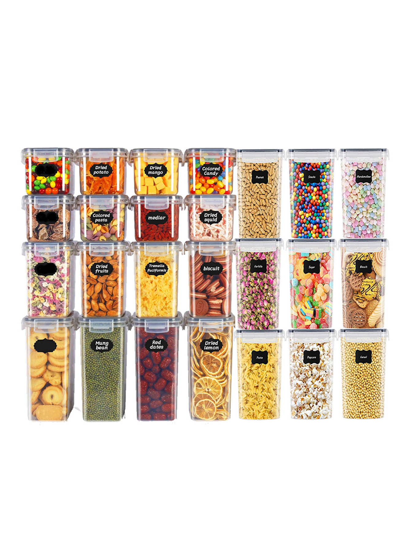48pcs, Sealed Food Storage Con - огляд і ціна Home Cooking Food