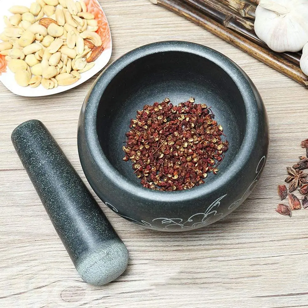 D16CMxH10CM Natural Granite Mo - огляд і ціна Mortar Pestle Granite