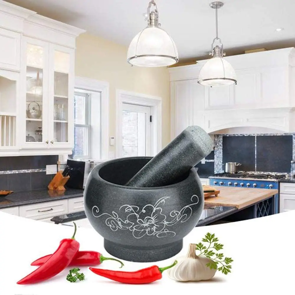 D16CMxH10CM Natural Granite Mo - огляд і ціна Mortar Pestle Granite